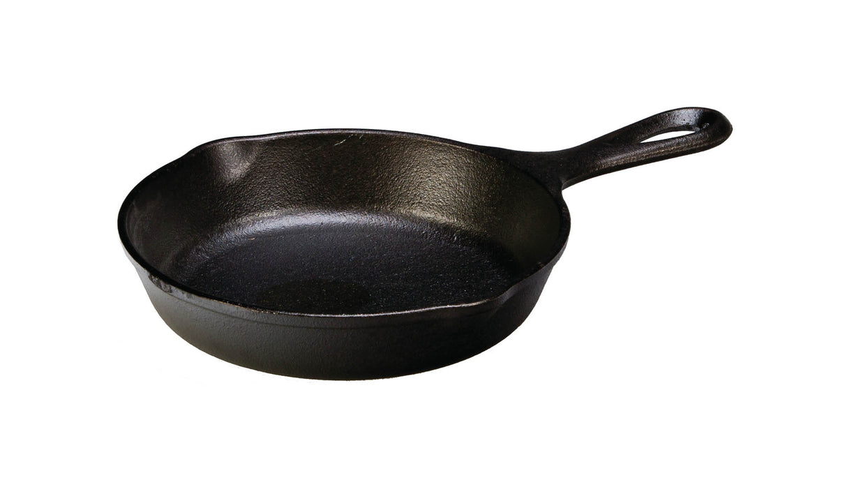 Schwarze Gusseiserne Pfanne von LODGE, Classic-Serie, langlebige Kochpfanne für vielseitigen Einsatz in der Küche