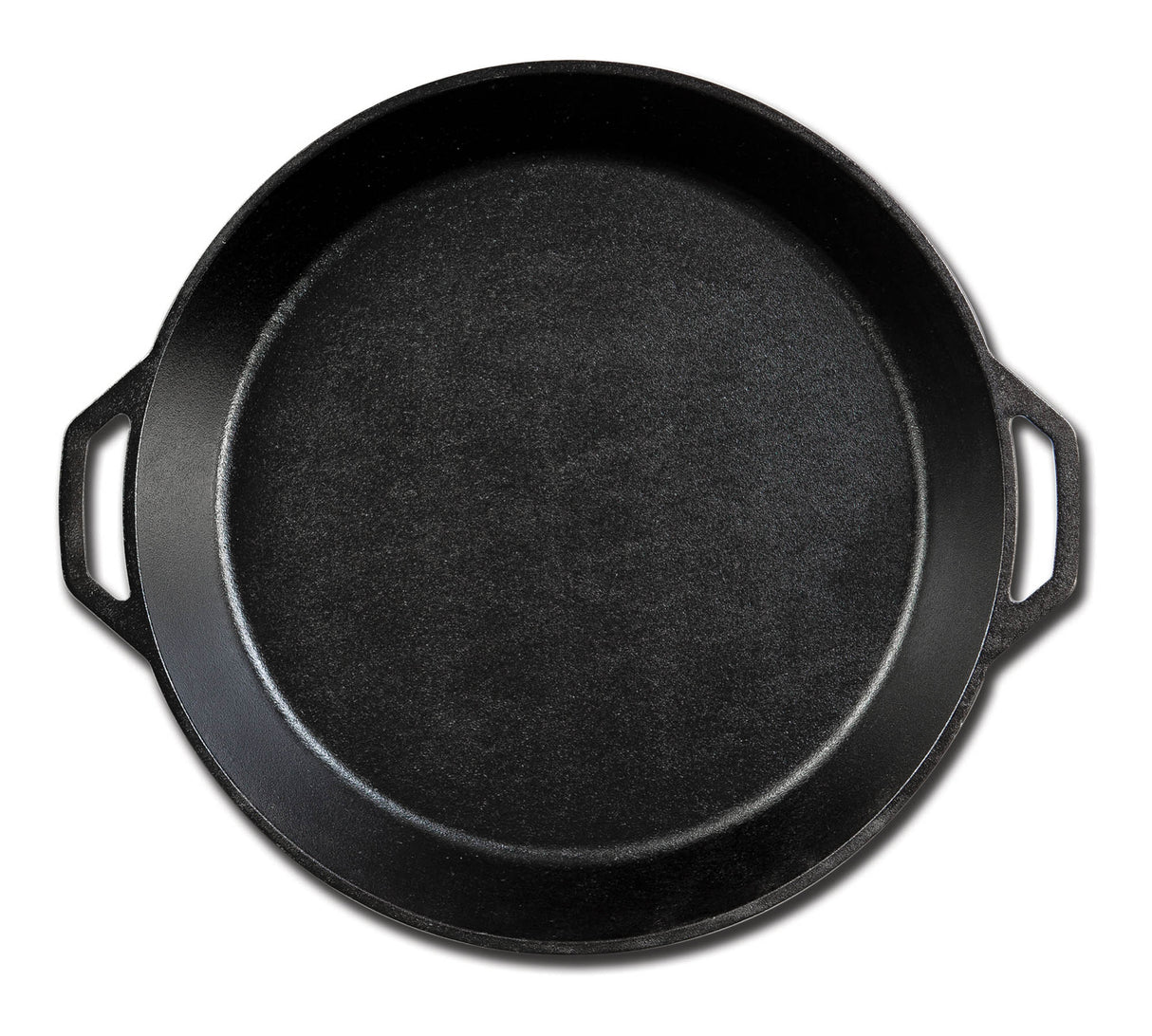 Schwarze Lodge Gusseiserne Pfanne Classic, langlebige Pfanne für Braten und Kochen, mit Griff, auf Herd gestellt