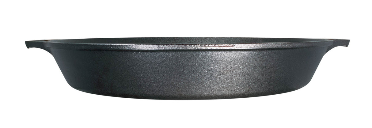Schwarze LODGE Gusseiserne Pfanne Classic, langlebige Pfanne aus Gusseisen, für vielseitiges Kochen auf dem Herd oder Grill