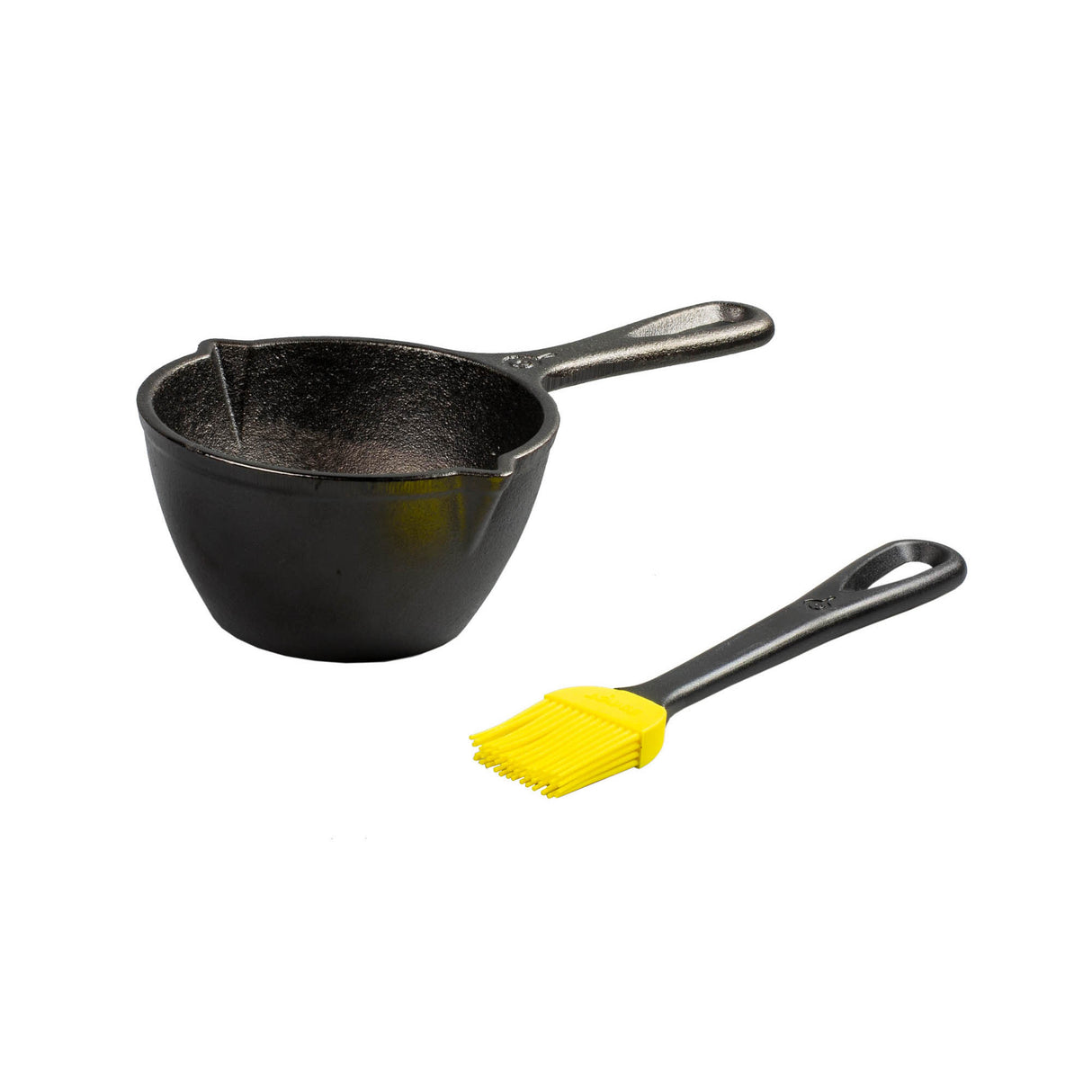 Schwarzer Lodge Schmelztopf, Classic-Serie, 13,3 cm Durchmesser, aus Gusseisen, für gleichmäßiges Schmelzen und Kochen
