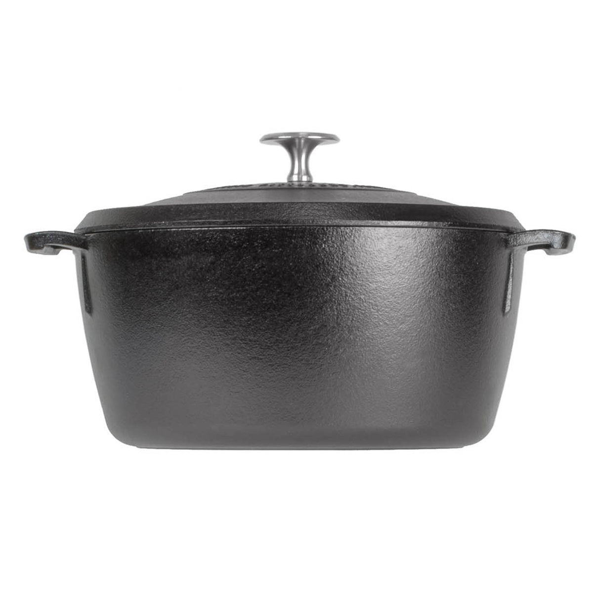 Schwarze LODGE Pfanne Black Lock aus Gusseisen, 5,2 Liter, mit Holzgriff und langlebigem Kochgeschirr.