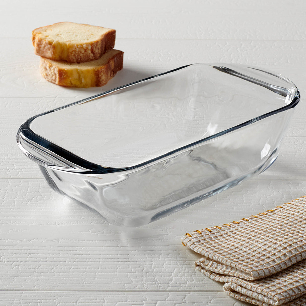 ANCHOR HOCKING Auflaufform ESSENTIALS, 1,5 L, glas, rechteckig, ideal für Aufläufe und Ofengerichte, transparent