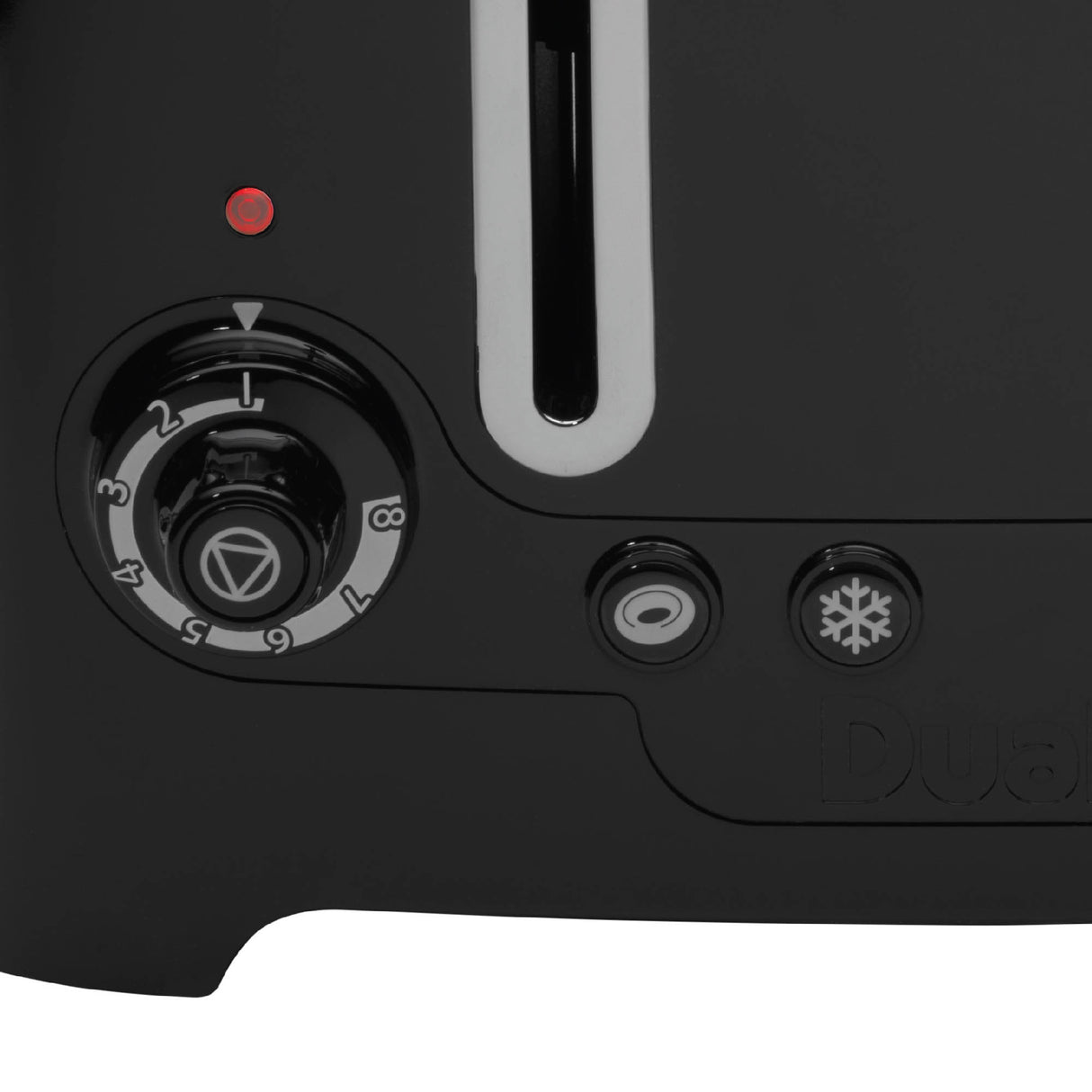 DUALIT 2+1 Combi Toaster LITE in Schwarz mit Platz für 2 Scheiben Toast, modernes Design
