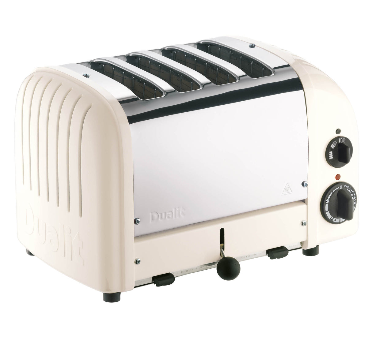 Dualit Toaster NEWGEN in cremeweiß, 4 Scheiben, modernes Design, Edelstahl-Details, für knuspriges Toasten.