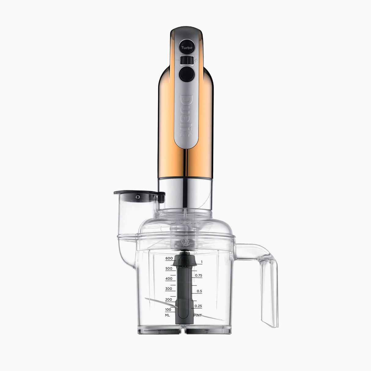 DUALIT Classic Kupfer Stabmixer, handgeführtes Küchengerät mit Edelstahlklingen und ergonomischem Griff.