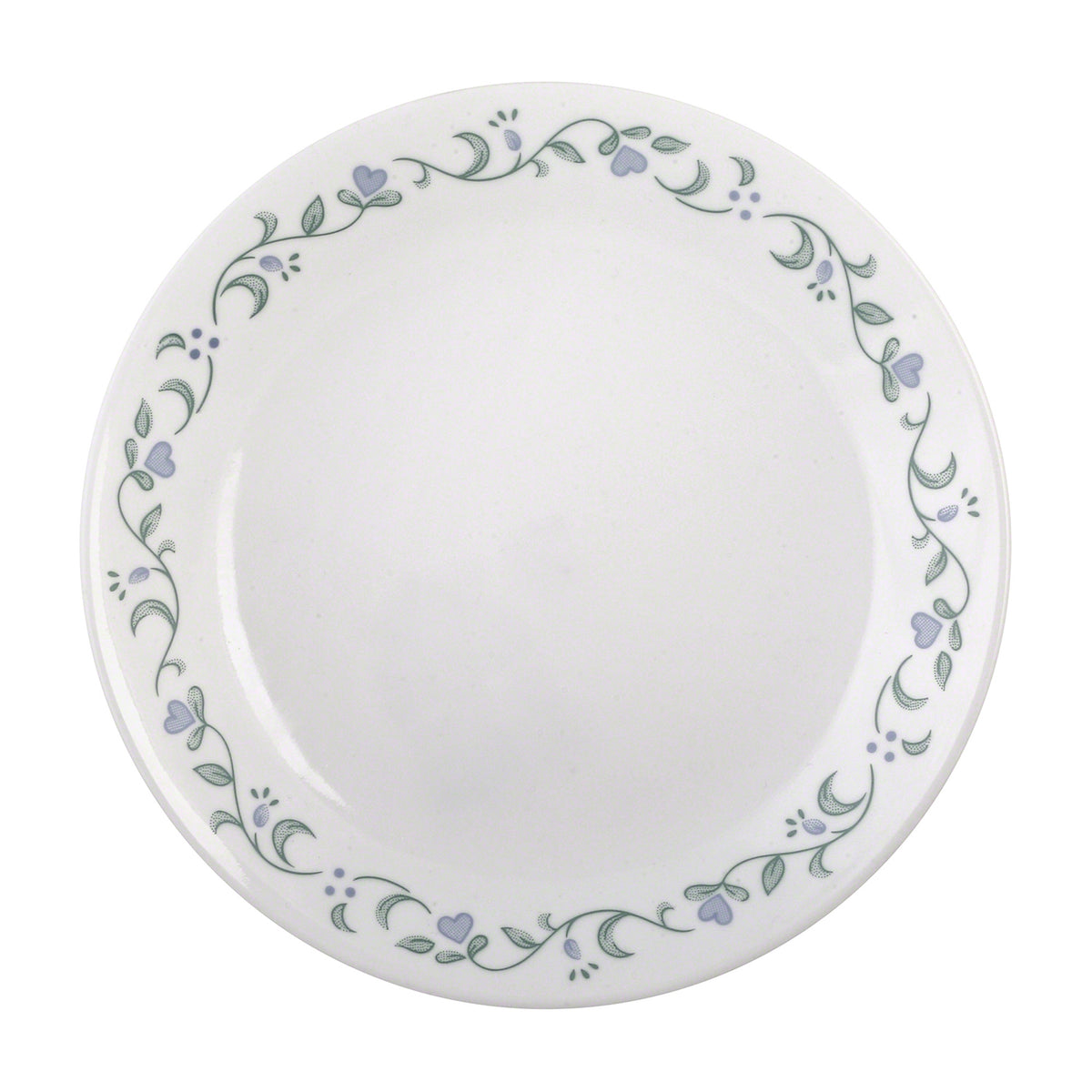 Corelle Country Cottage white dishware set with floral graphic pattern for a charming, rustic kitchen look.