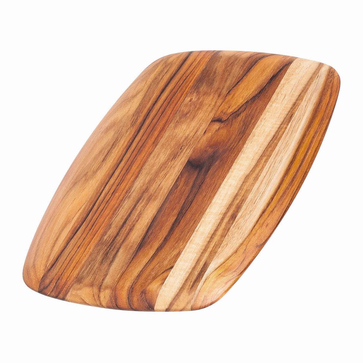 Rechteckiges Teakholz-Schneidebrett der Marke TEAKHAUS mit eleganter Oberfläche, ideal für die Küchenzubereitung.