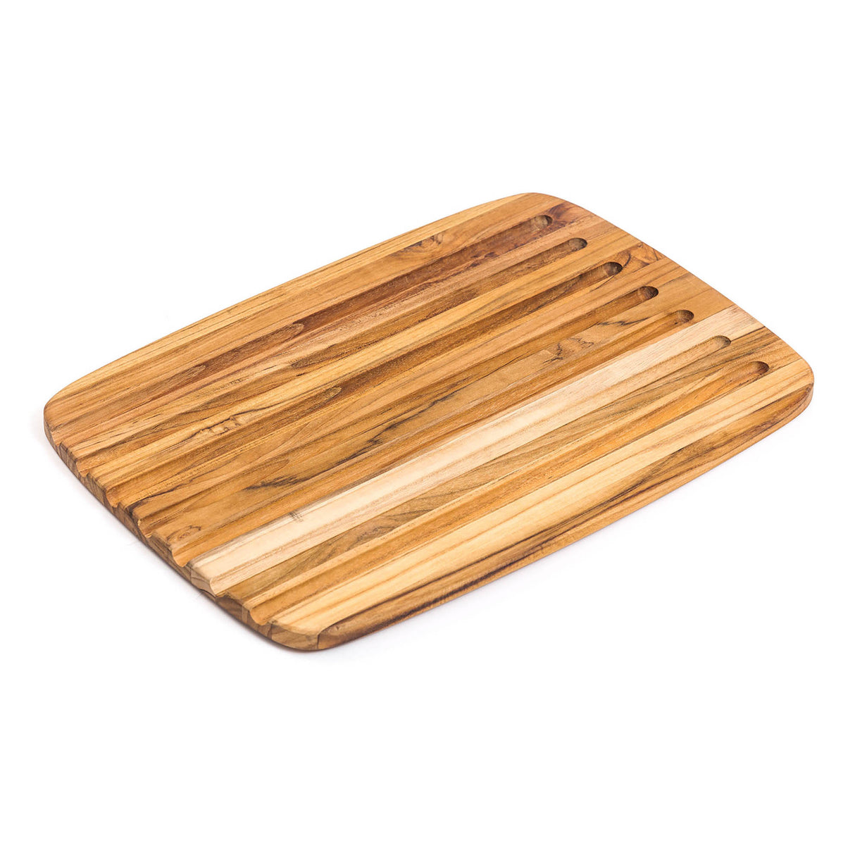Teakholz-Schneidebrett von TEAKHAUS, aus hochwertigem Teakholz, mit glatter Oberfläche und stabiler Bauweise.