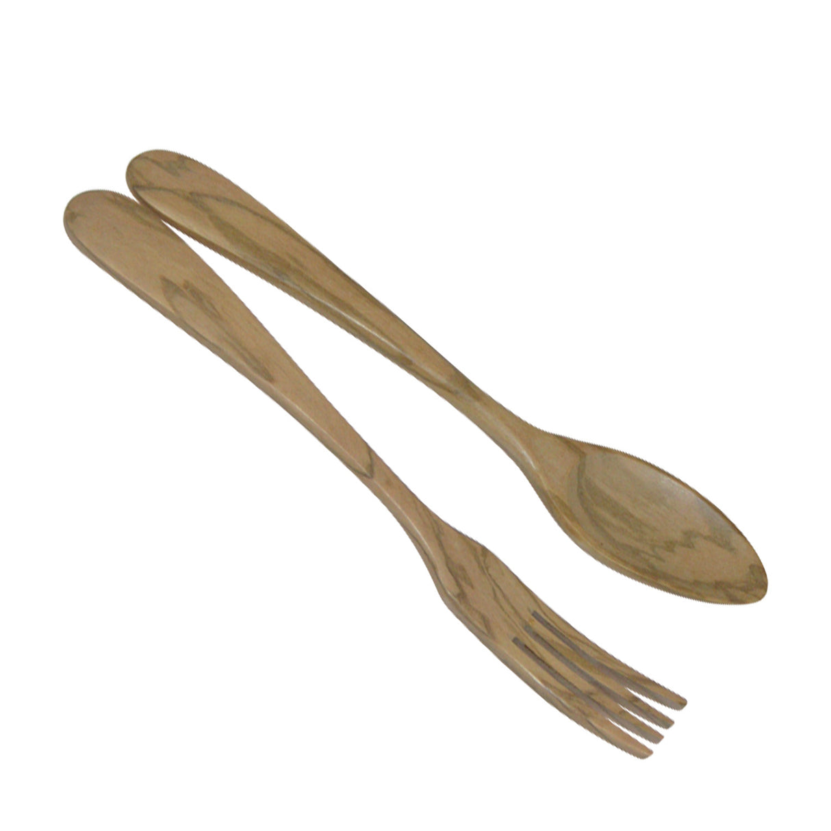 BÉRARD Salat-Besteck PARISIEN in Olive, 30 cm, stilvolles Besteckset für Salate und Tischdekoration.