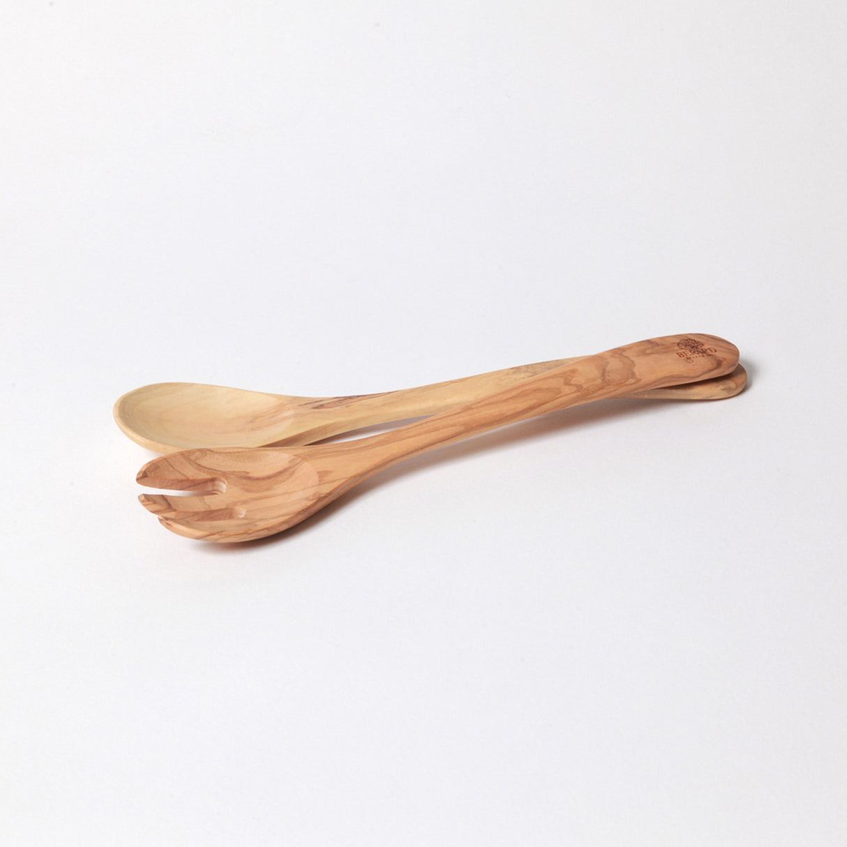 BÉRARD Salat-Besteck PROVENCAL in Olive, 30 cm, aus hochwertigem Besteckset mit elegantem Design und langem Griff