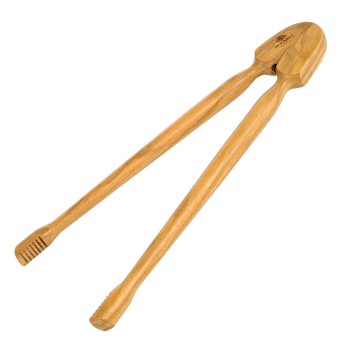 BÉRARD Koch- und Servierzange aus Olive, 18 cm, aus Edelstahl, zum Greifen und Servieren von Speisen.