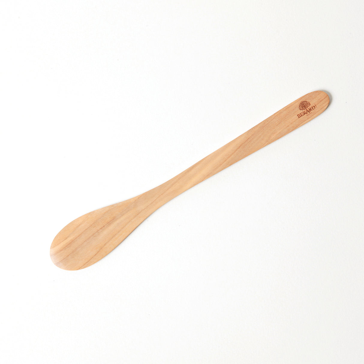 Runder Spachtel von BÉRARD in Olive, 30 cm Länge, mit ergonomischem Griff für kreative Maltechniken.
