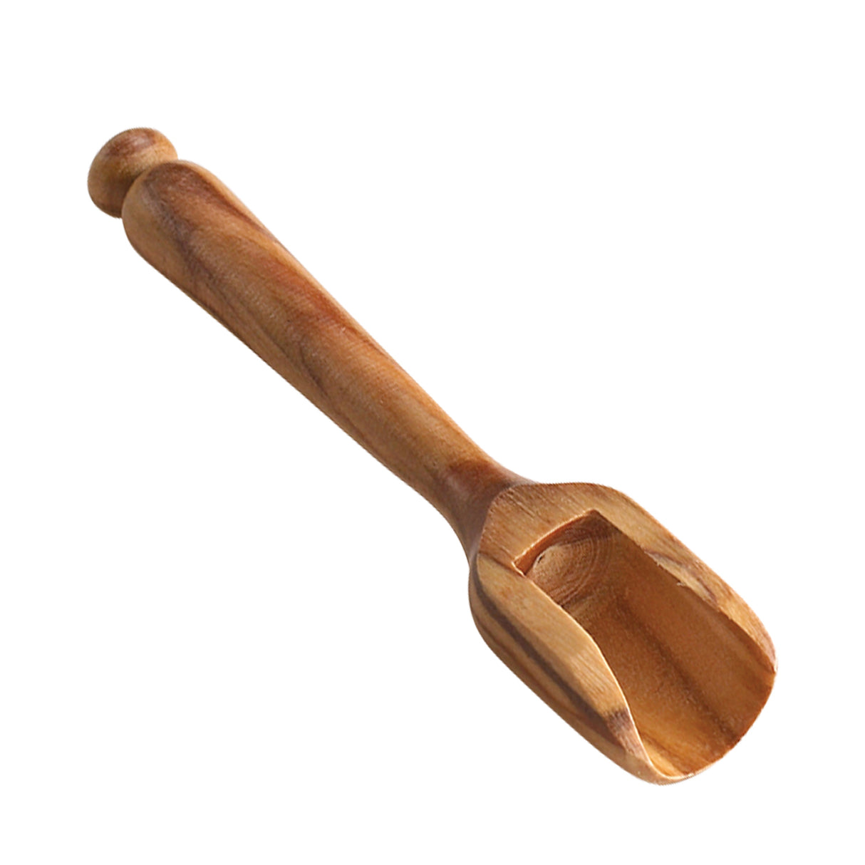 BÉRARD Salzschaufel aus Olive, 9 cm, handgefertigte Salzschaufel zum Portionieren von Salz oder Gewürzen