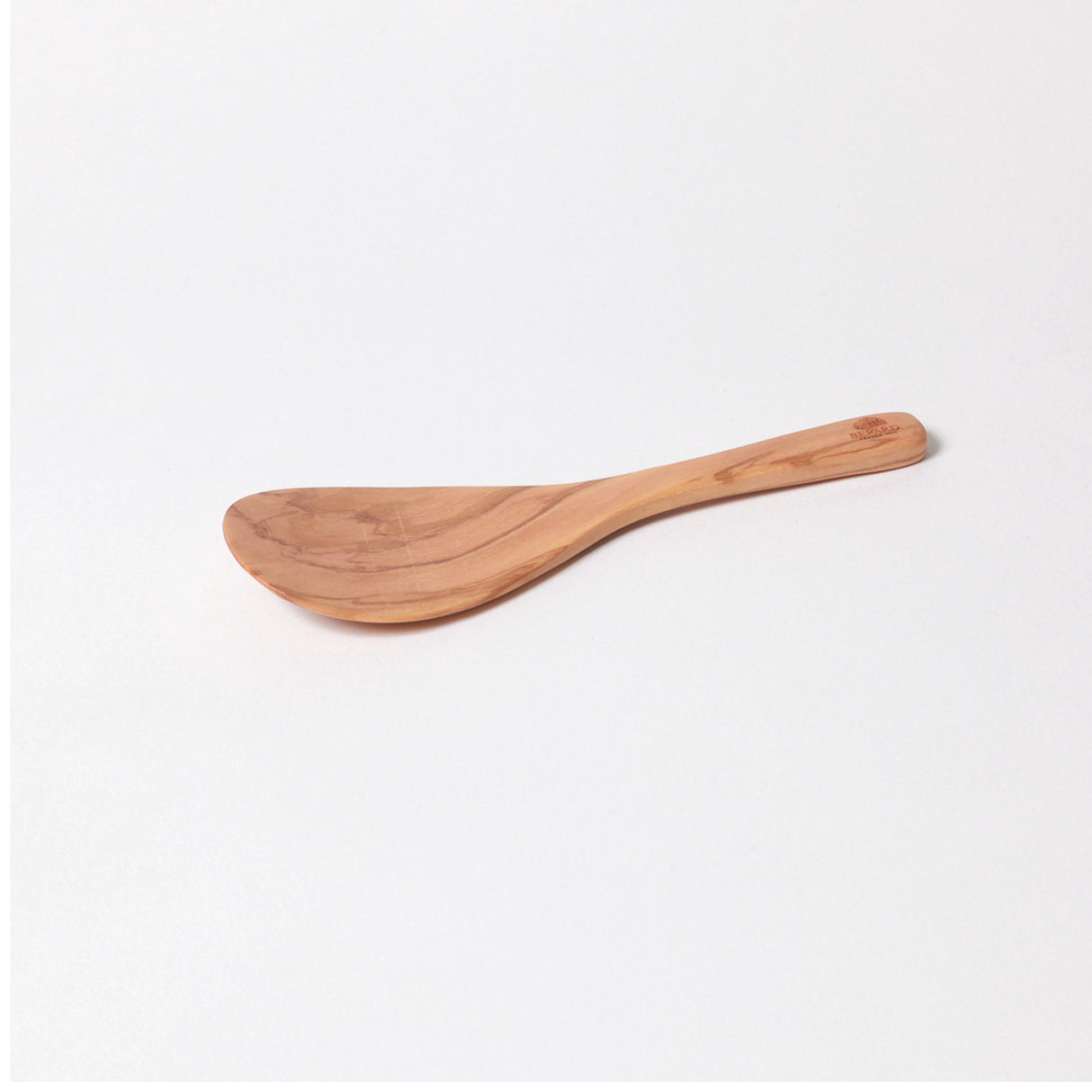 BÉRARD Reislöffel aus Edelstahl, 21,5 cm, mit Olive-Griff, ideal für Reisgerichte, modernes Küchenutensil