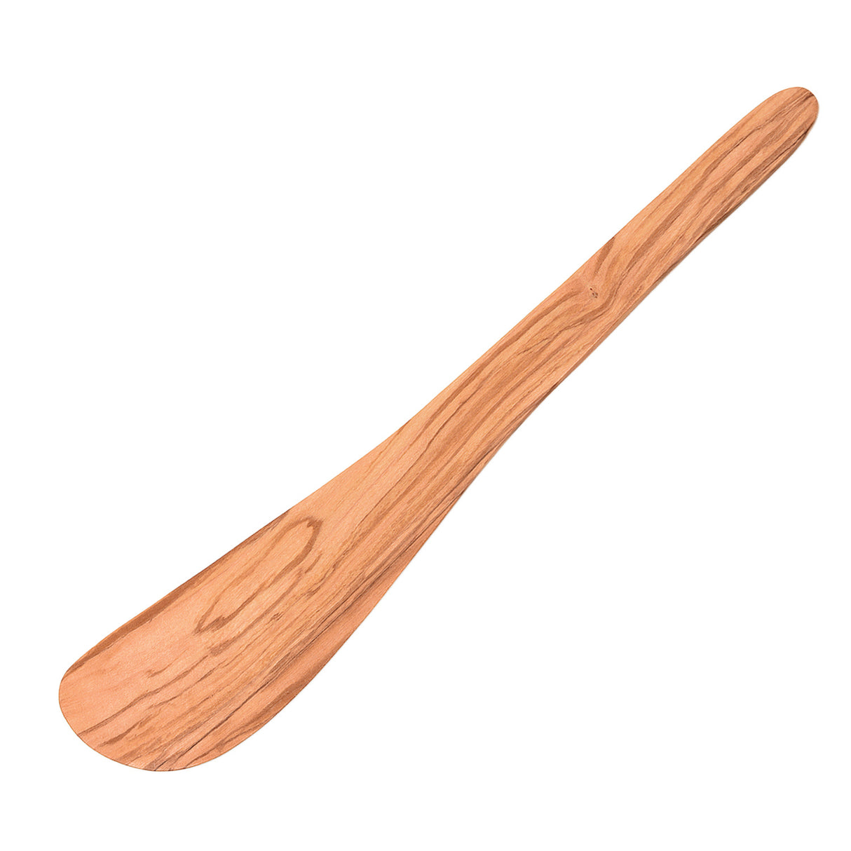BÉRARD Wok Wender aus Olivenholz, 30 cm, handgefertigtes Küchenutensil zum Wenden und Servieren von Speisen.