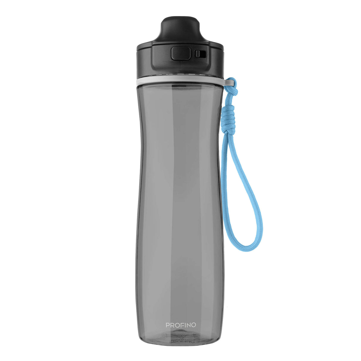 Trinkflasche PROFINO ACTIVE, 750 ml, aus robustem Material mit Schraubverschluss und praktischem Griff, blau.