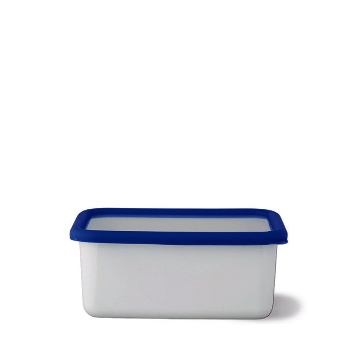 HONEYWARE Emailledose CLASSIC in dunkelblau, runde Aufbewahrungsdose aus Emaille, ideal für Lebensmittelaufbewahrung