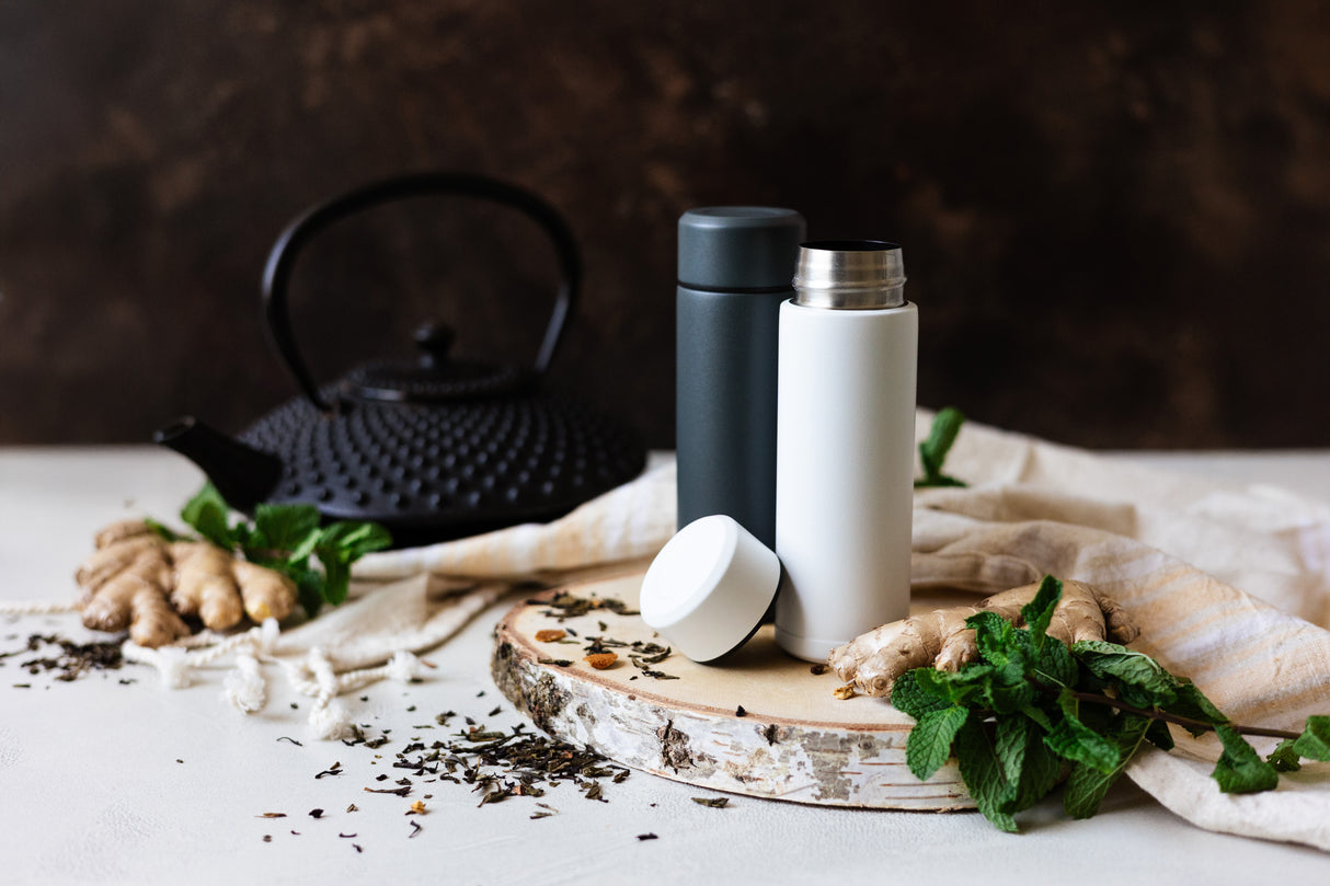 KYOCERA | Isolierflasche, SLIM MUG, grau