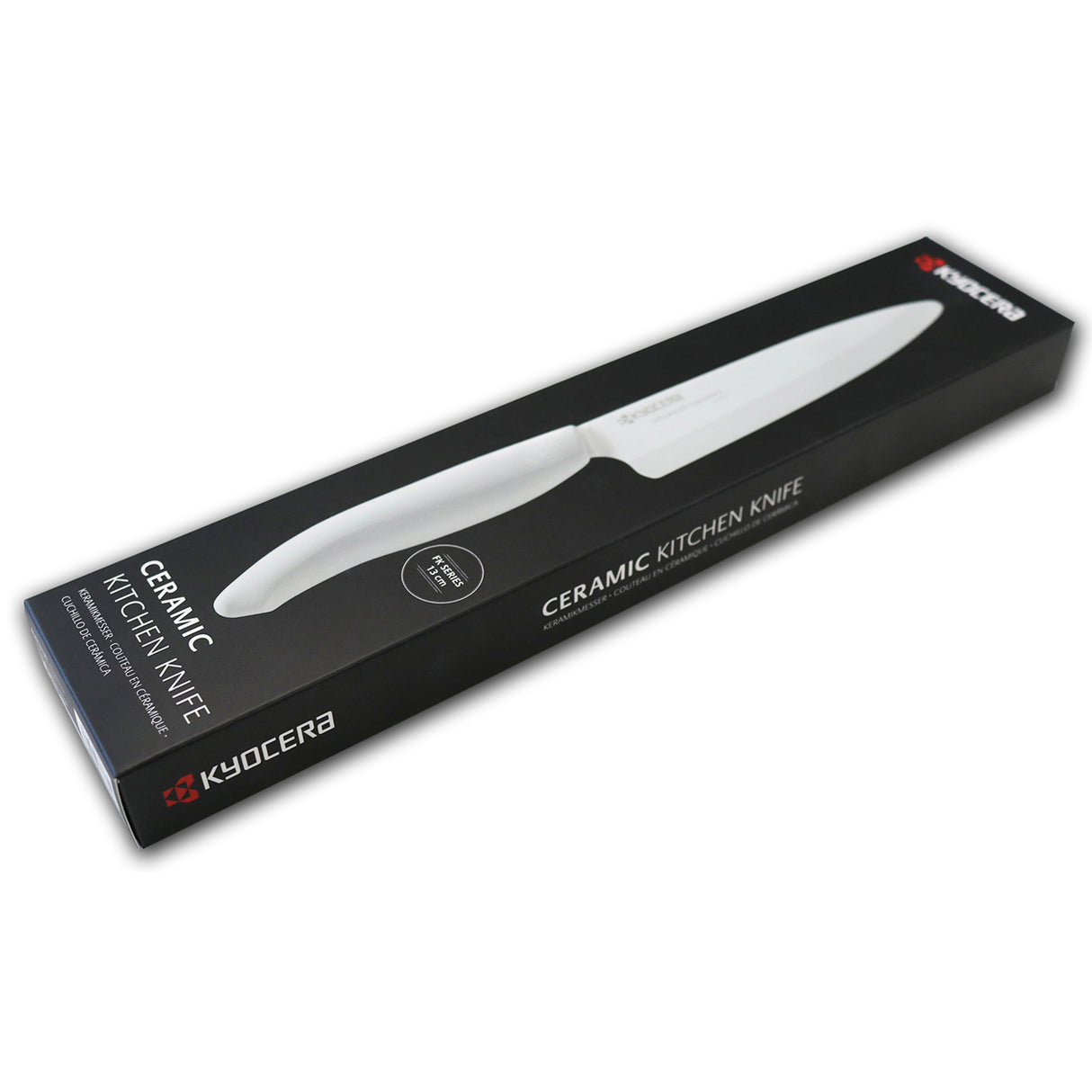 KYOCERA Keramik-Keramik-Schälmesser mit weißem Griff, scharfes Küchenmesser für präzises Schälen und Schneiden