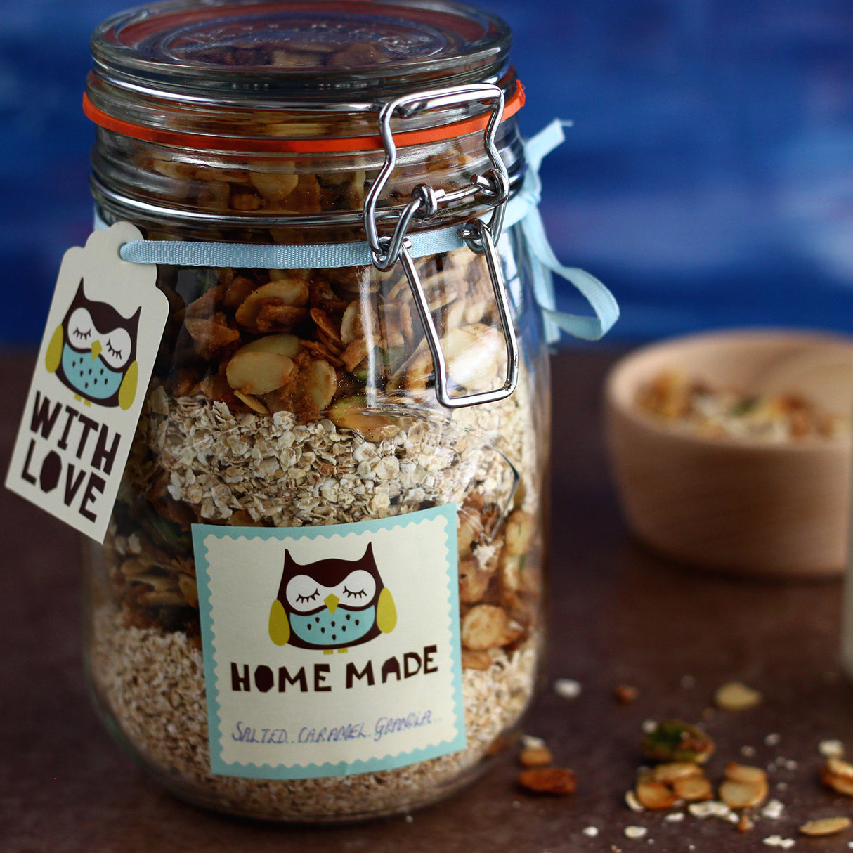 KILNER Einkochglas Clip Round, klares Glas, ideal zum Einkochen und Aufbewahren von Lebensmitteln, mit Schraubverschluss.