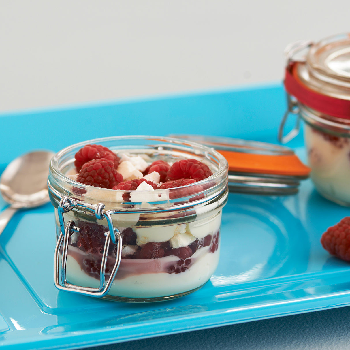 KILNER Einkochglas CLIP ROUND, klares Glas mit Schraubverschluss, ideal zum Einkochen und Aufbewahren von Lebensmitteln