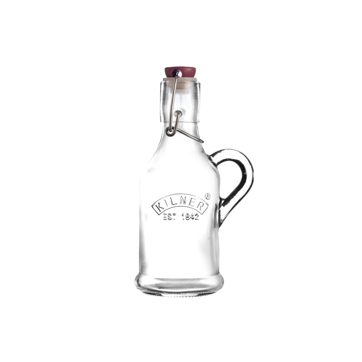 KILNER Einkochflasche aus klarem Glas, 200 ml, mit Schraubverschluss, für Konservierung und Aufbewahrung von Lebensmitteln.