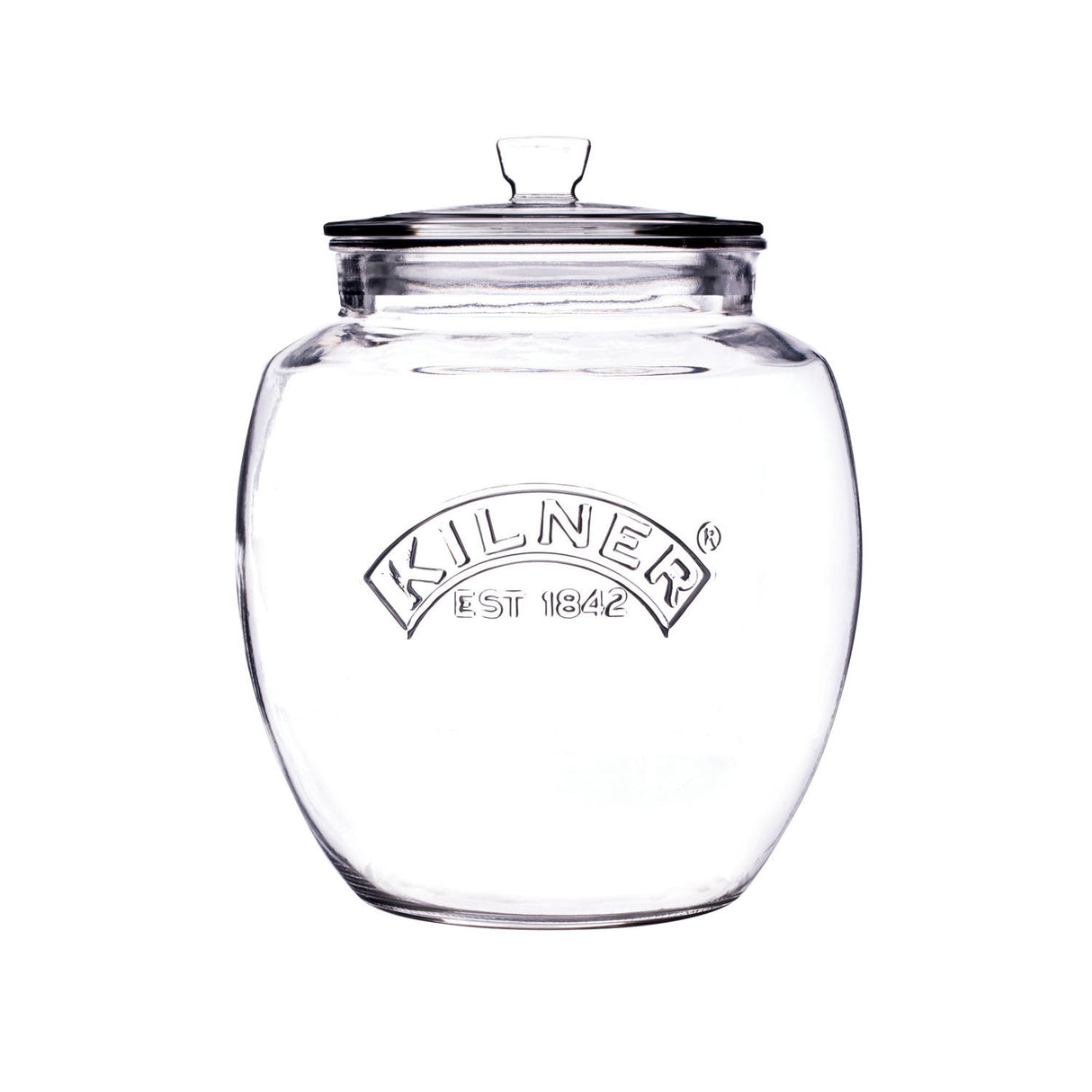 KILNER Vorratsglas, universell, transparent mit Metallverschluss für Lebensmittel und Vorräte, Nahaufnahme