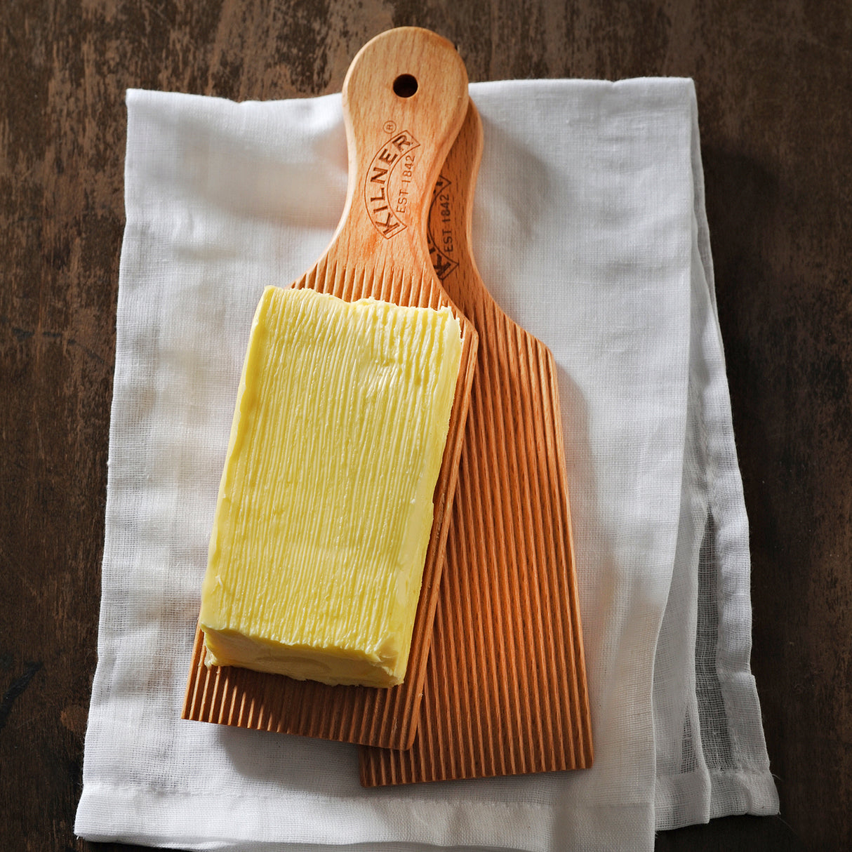 KILNER Butterbrettchen aus klarem Material, rechteckiges Schneidebrett für Butter und kleine Lebensmittel, modernes Design