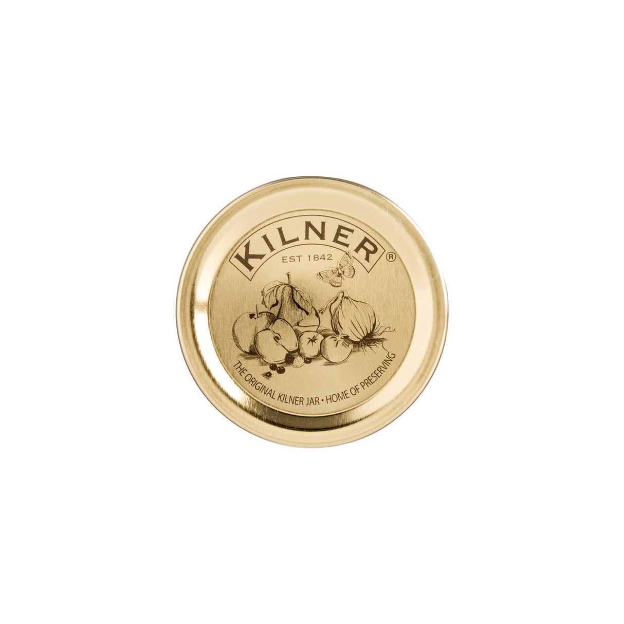 Einkoch-Vakuumdichtungen von KILNER aus Metall, 12er-Set, für sichere und luftdichte Gläserverschlüsse.