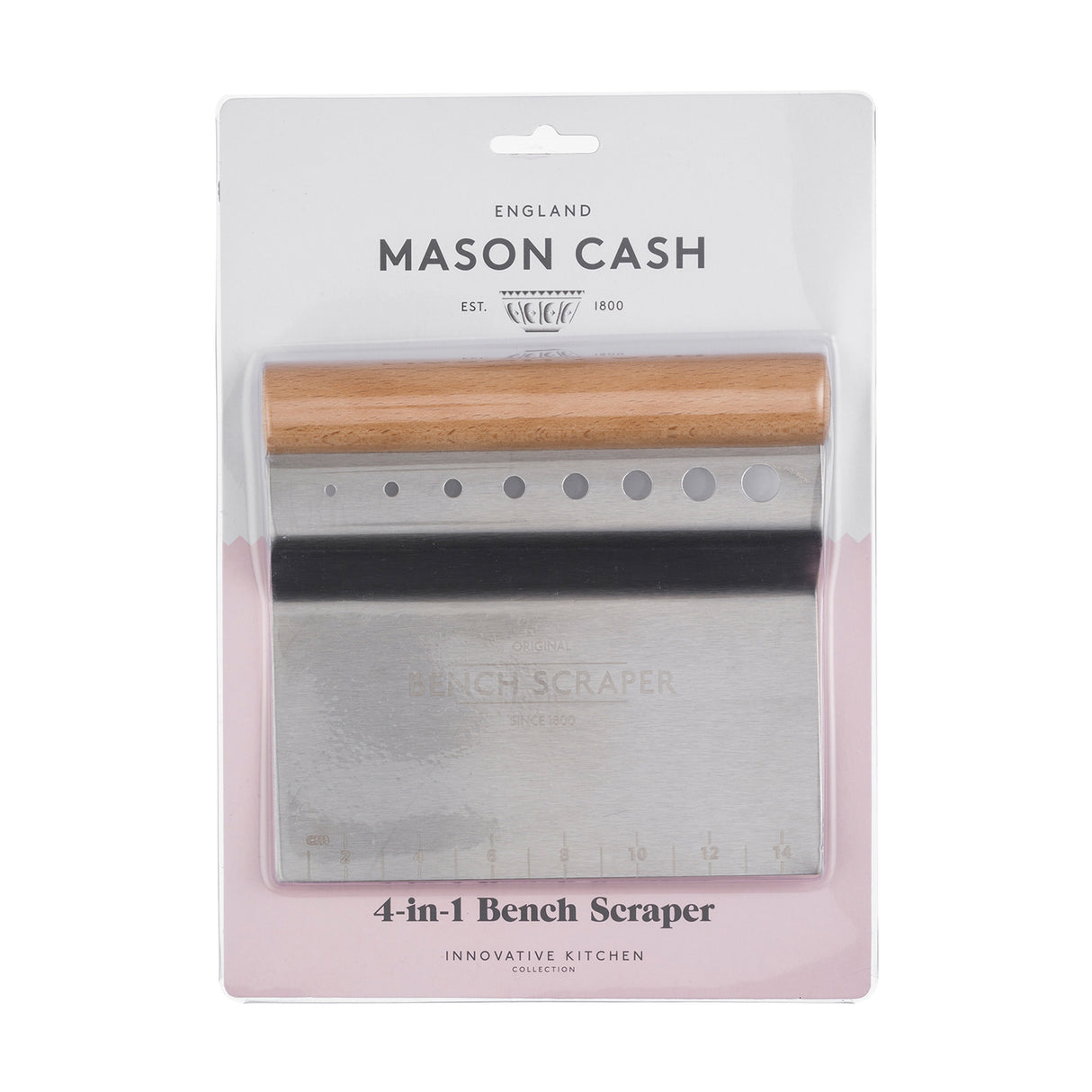 MASON CASH 4in1 Teig- und Kräuterschneider mit Edelstahlklingen und Griffen für einfache Zubereitung in der Küche