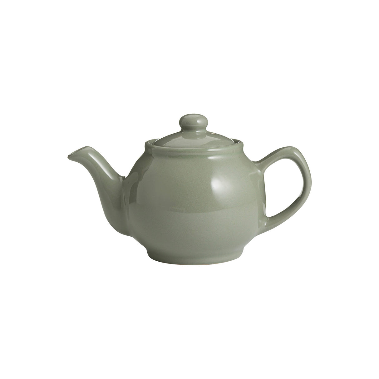 Preis & Kensington Teekanne aus Keramik mit Salbeiblumen, elegante Teekanne für Kräutertee, weißes Design, 5010853277202