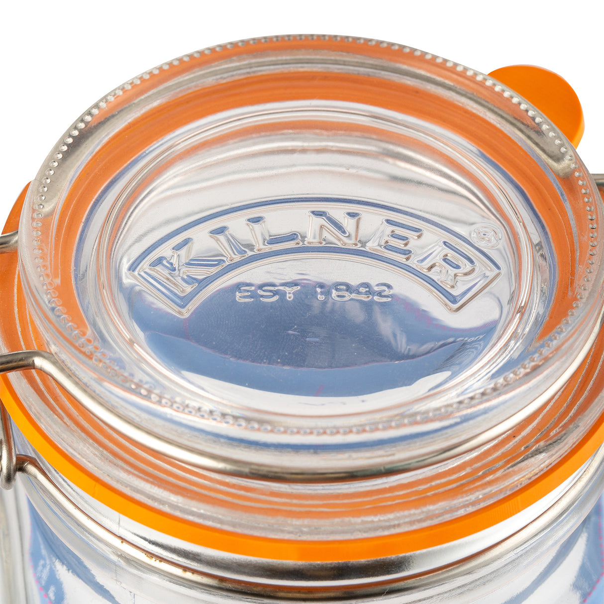 Quadratisches Kilner Einmachglas mit Bügelverschluss, 250 ml, transparentes Glas für Lebensmittelaufbewahrung