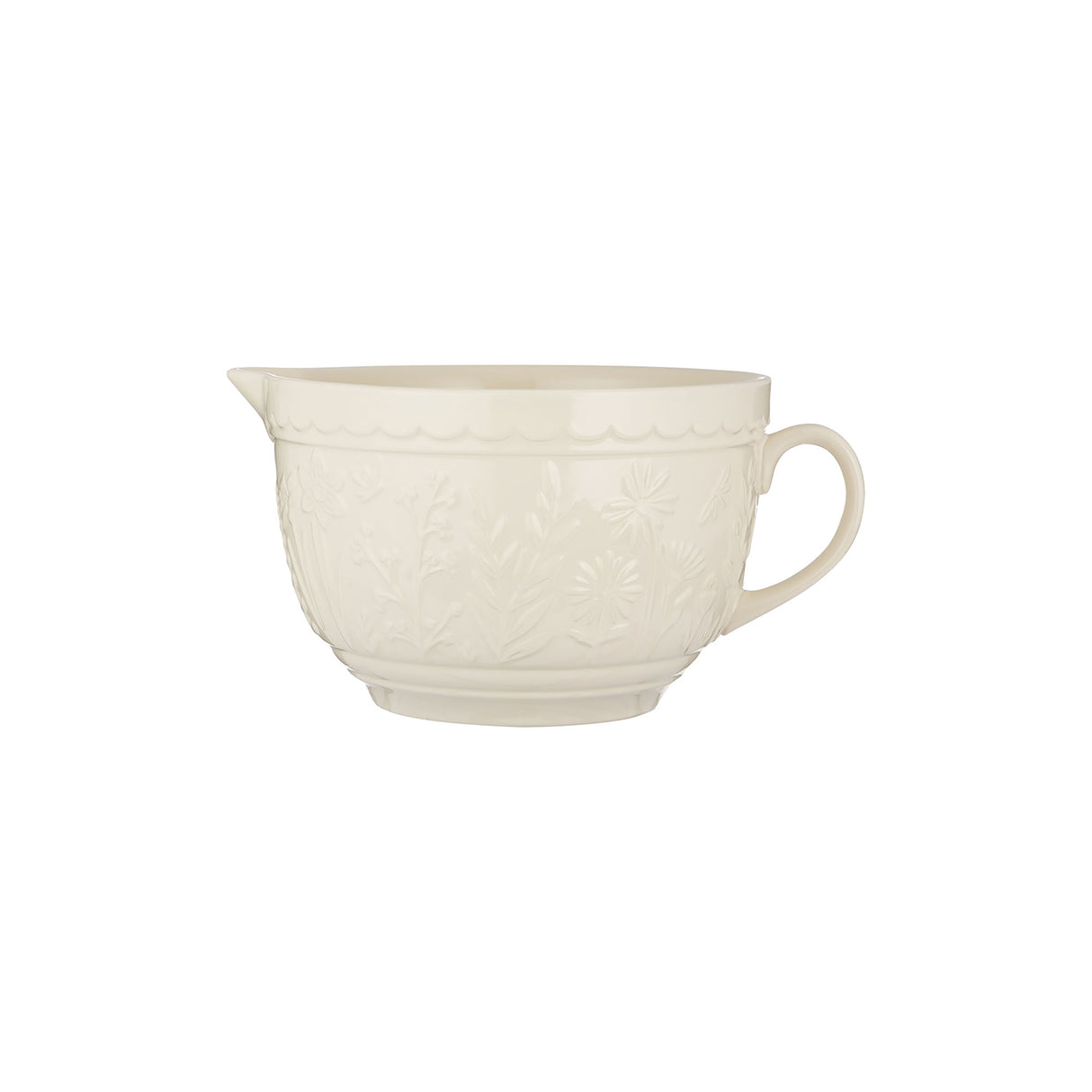 Transparente Rührschüssel von Mason Cash aus der IN THE MEADOW Kollektion, ideal zum Mixen und Zubereiten in der Küche.