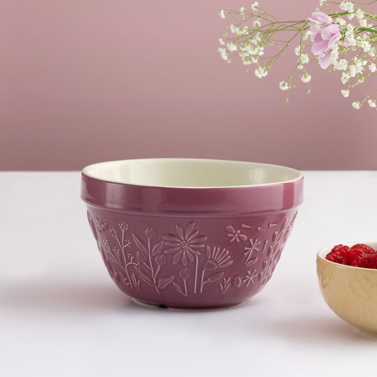 Mason Cash Rührschüssel "In the Meadow" aus transparentem Material, ideal für Backen und Kochen in der Küche