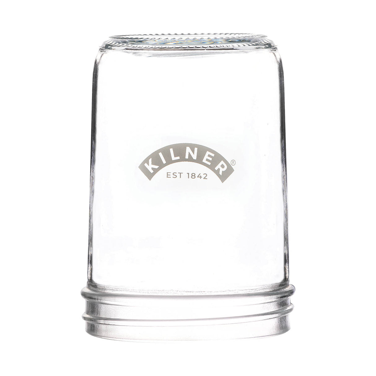 KILNER Kräuter-Frischeglas, 500 ml, transparentes Glasbehältnis mit Kräuter- und Frischeaufbewahrung, sichtbare Öffnung und Verschluss