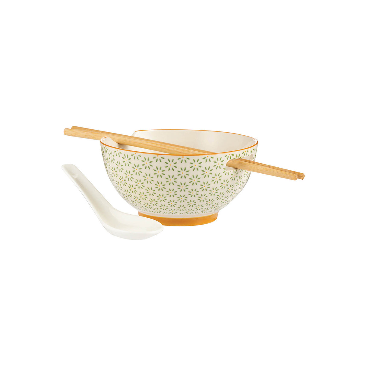 TYPHOON Reis- und Suppenschüsseln, 2er Set, asiatisches Design, keramik, blaue Schüsseln für Reis und Suppe