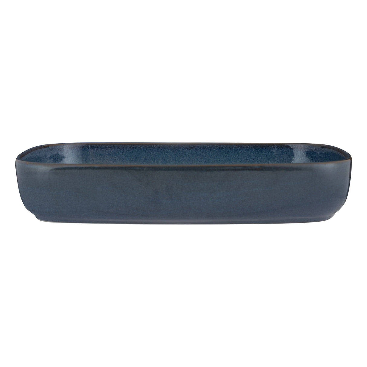 MASON CASH Auflaufform Rustic Charm in Blau, rechteckige Backform aus Keramik für Aufläufe und Ofengerichte