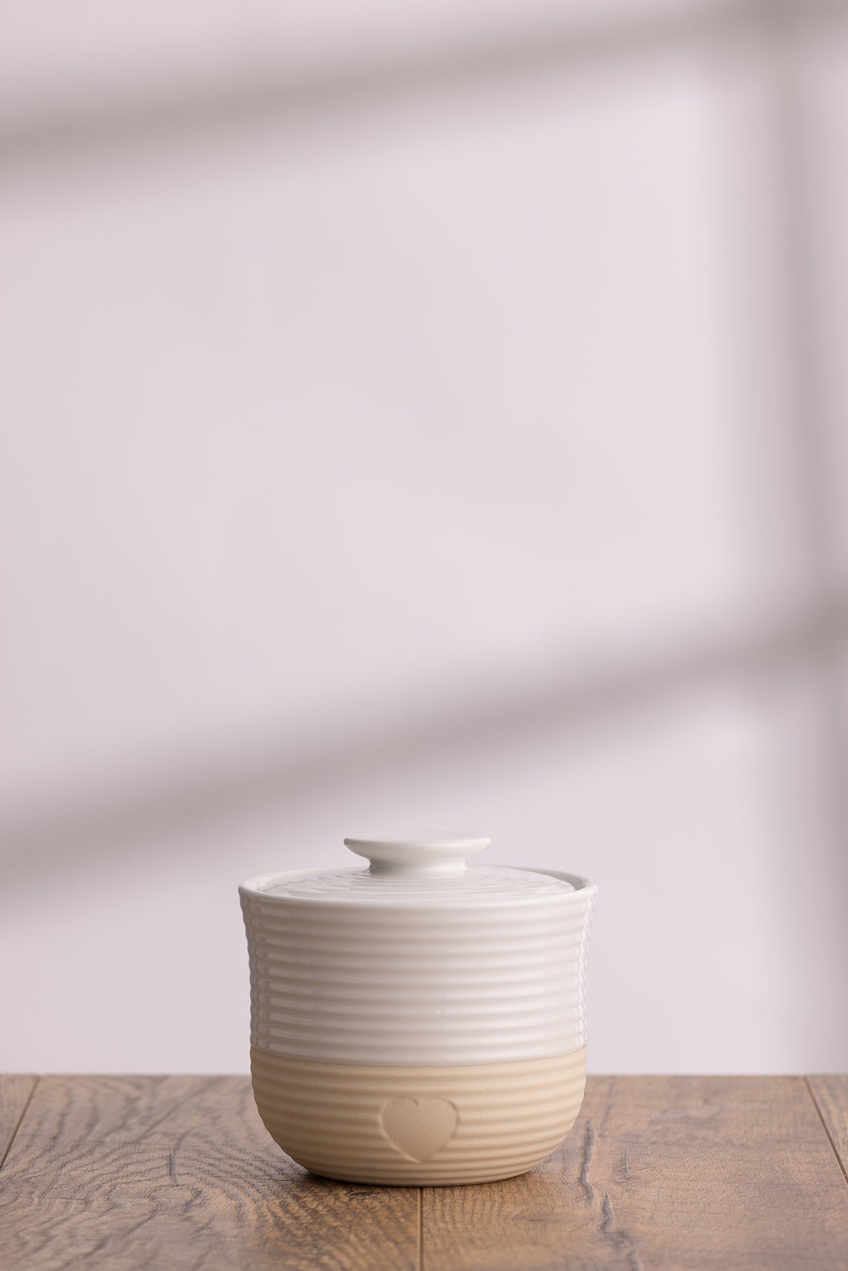 MASON CASH Vorratsdose Rustic Charm in Beige aus Keramik mit rustikalem Design und Deckel