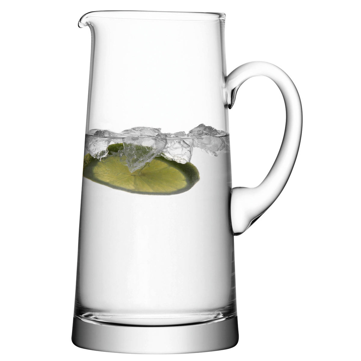 Clear LSA Bar Tapered Jug 1.9L with a sleek krug design, perfect for serving beverages in a modern style.
