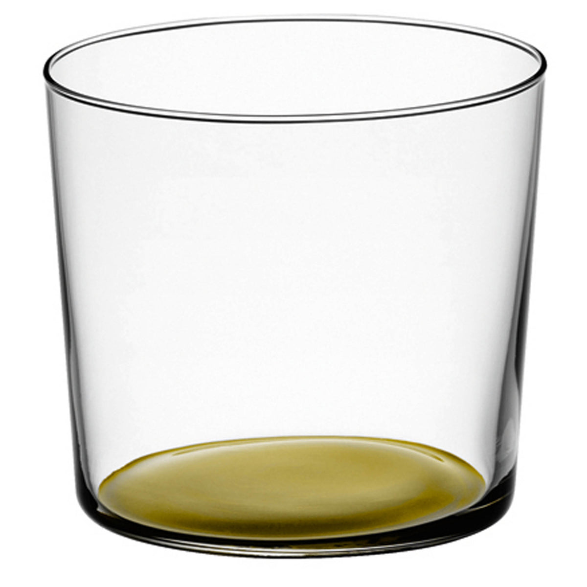 Set of four LSA Coro tumblers, 310ml leaf design, assorted colors, made of glass for drinking beverages.