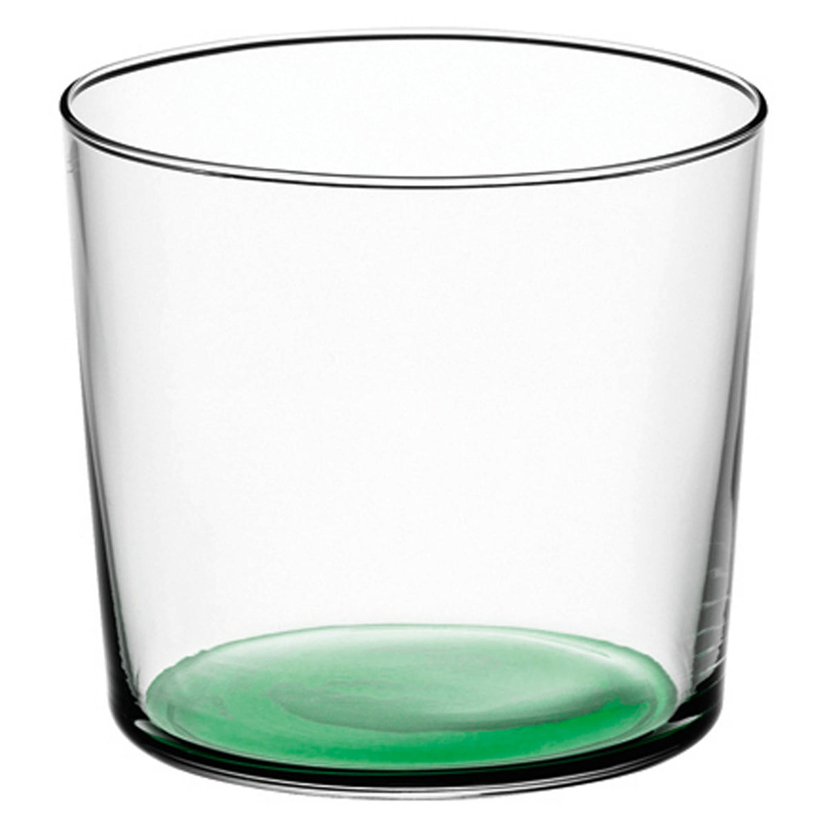 Set of four LSA Coro 310ml leaf-patterned glass tumblers with assorted leaf designs, perfect for beverages.