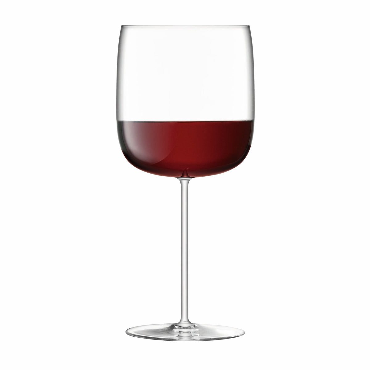 Set of four LSA Borough Grand Cru 660ml clear wine glasses, stylish and elegant for serving wine.