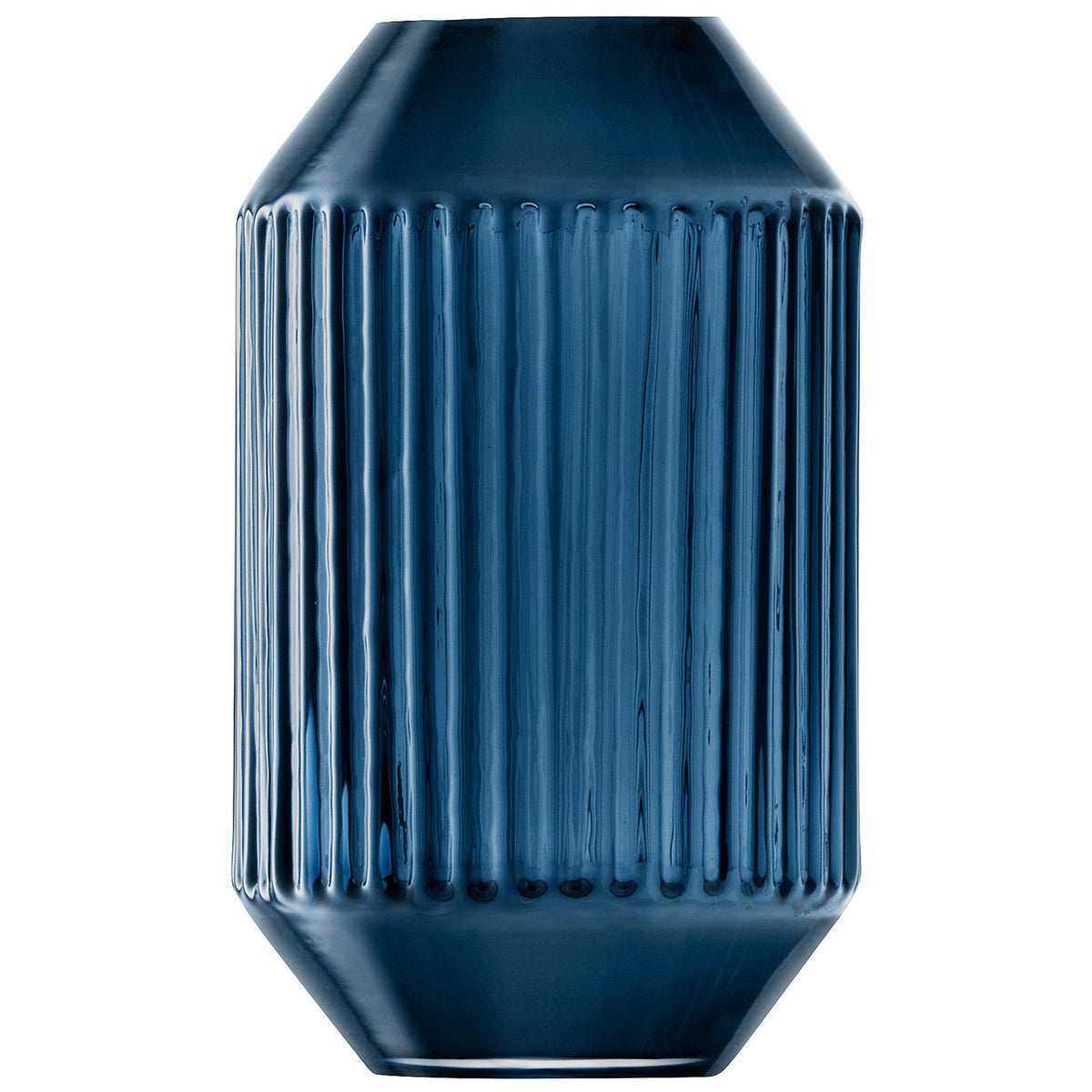 LSA | Vase ROTUNDA, saphir, H15cm