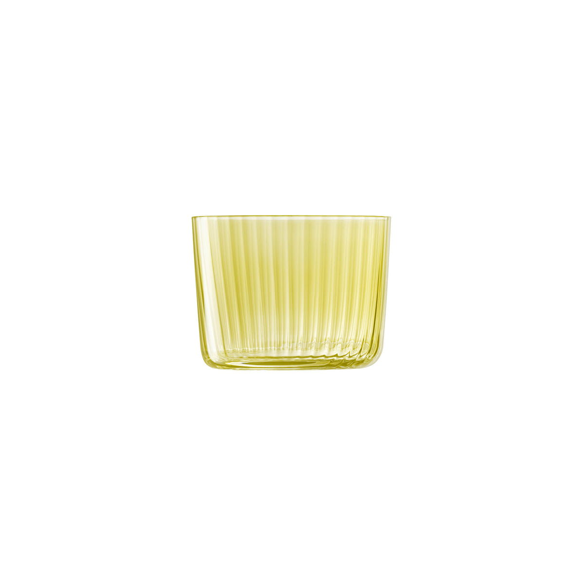 Set of four LSA Gems tealight holders in assorted amber, decorative glass kerzenhalter for candles, H6cm.