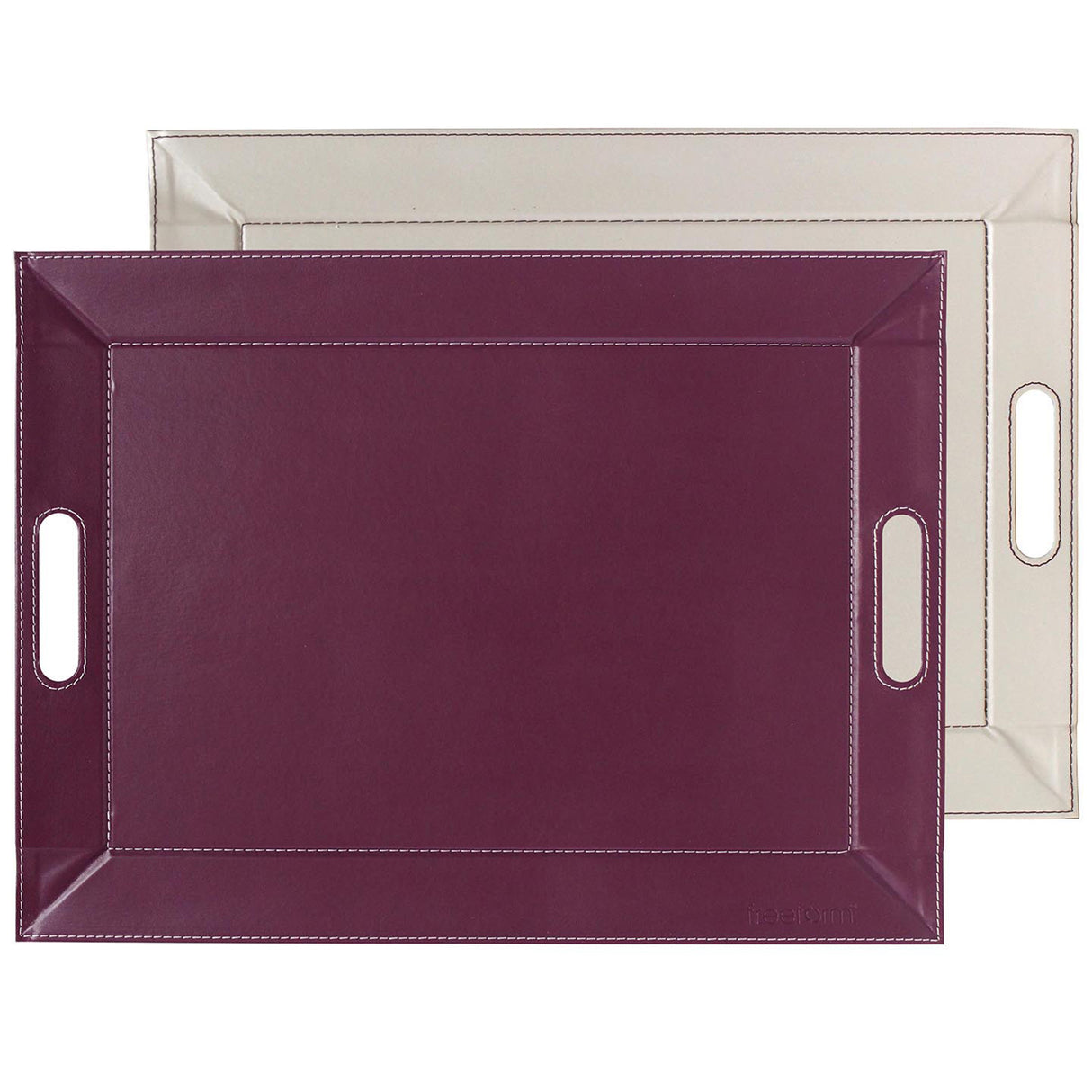 Wendetablett von Freeform, 2-in-1 Tablett und Tischset DUO, großes, vielseitiges Wendetablett mit stilvollem Design