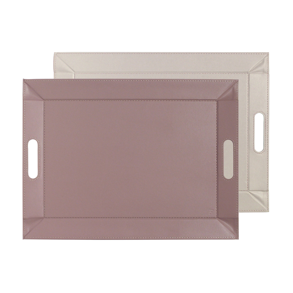 Wendetablett von Freeform, 2-in-1 Tablett und Tischset Duo, kleine, praktische Oberfläche mit abwechselndem Design.