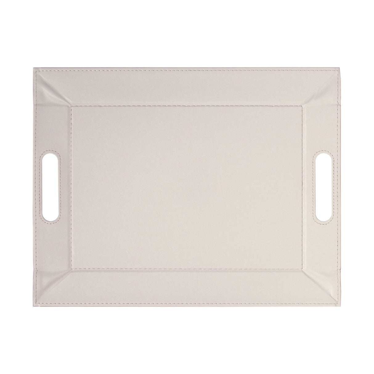 Wendetablett von Freeform, 2-in-1 Tablett und Tischset, klein, beige und altrosa, mit Steinmuster, flexibel nutzbar