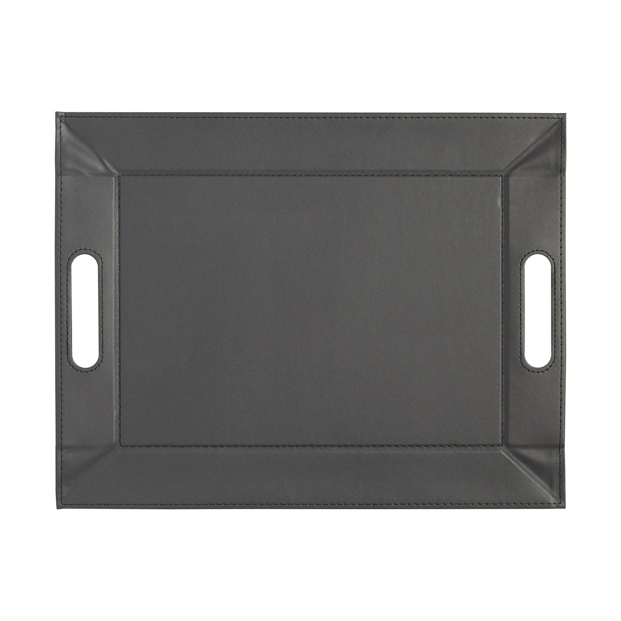 Wendetablett von Freeform, 2-in-1 Tablett und Tischset in Petrol und Anthrazit, klein, mit wendbarer Oberfläche.