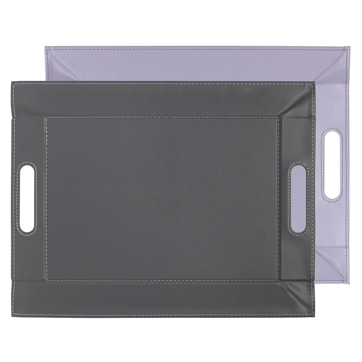 Großes Wendetablett von Freeform, 2-in-1 Tablett und Tischset DUO, beidseitig nutzbar, ideal für Getränke und Essen.