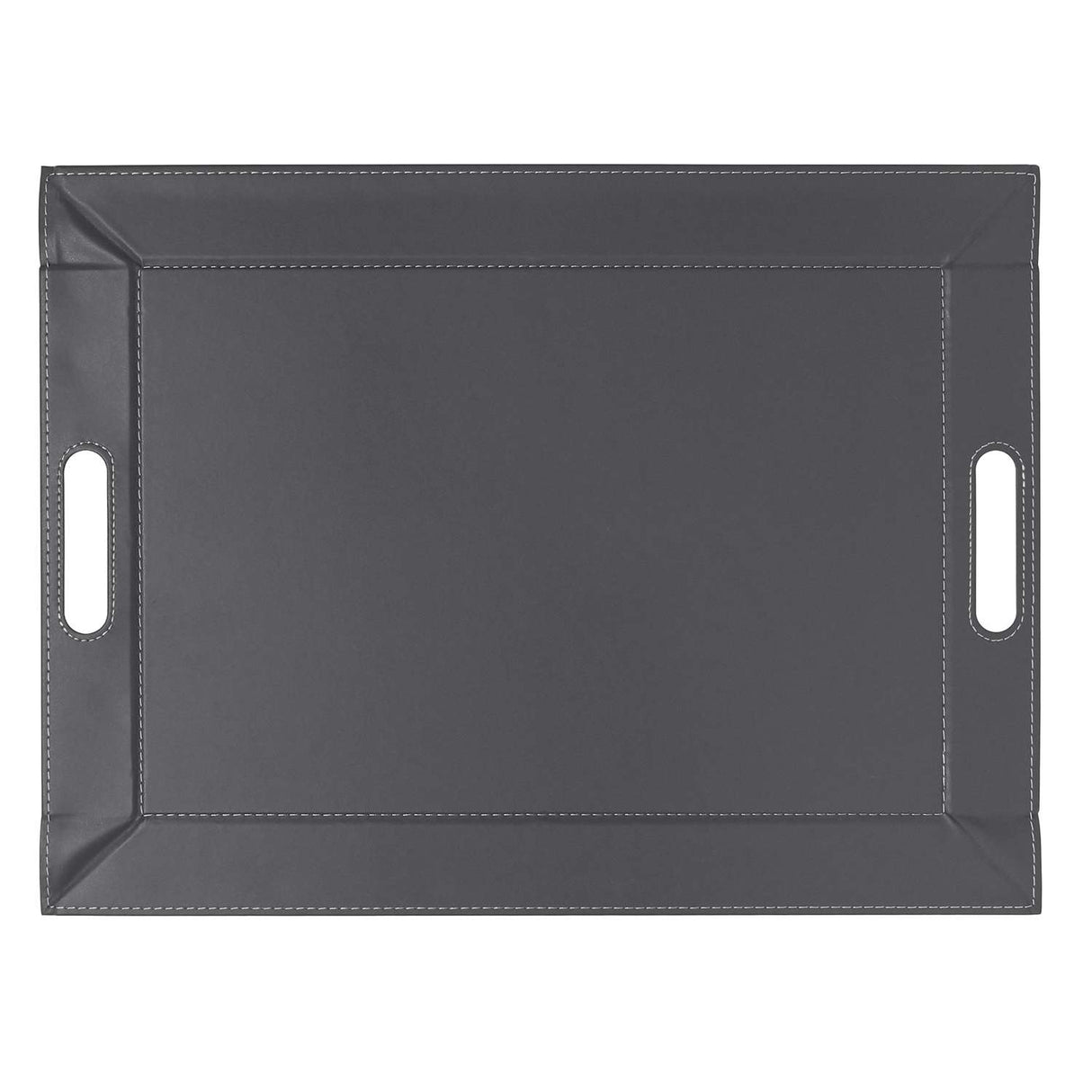 Wendetablett von Freeform, 2-in-1 Tablett und Tischset Duo, klein, mit beidseitigem Design und Griffen, aus Holz oder Kunststoff